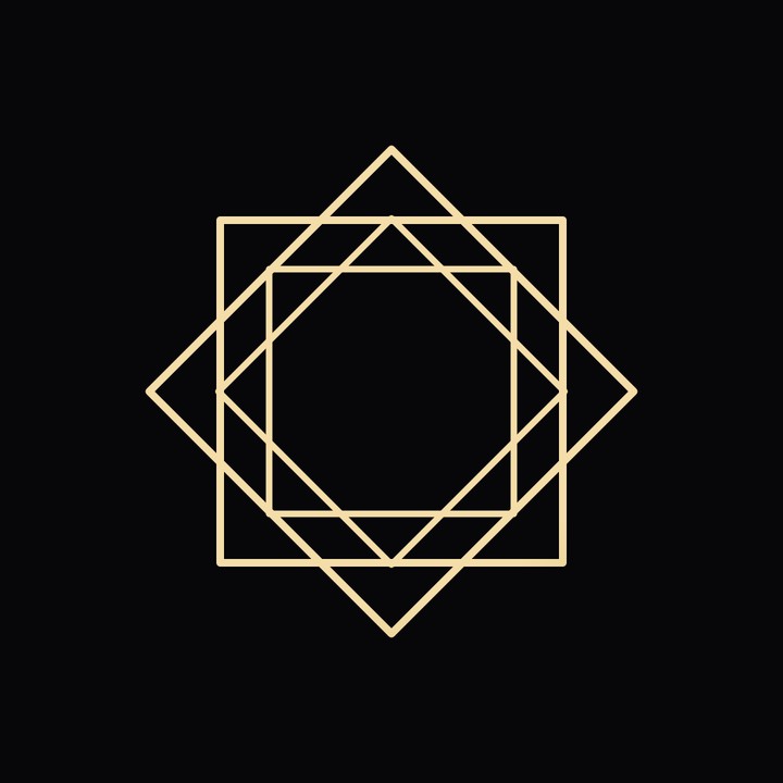 Oraqel Code logo: two interlocking gold squares forming an eight-pointed star.